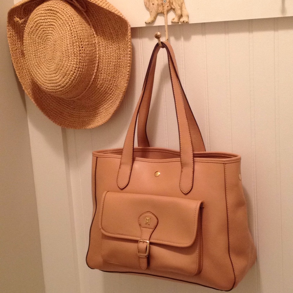 Antonio Melani Leather Tote Bag